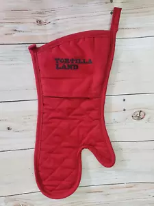 Forno Mitt Rosso Tortilla Land Cotone - Guanto a mano - Cucina - Cook Spedizione gratuita - Foto 1 di 6