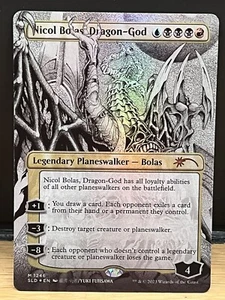 Mtg Secret Lair — Nicol Bolas, Dragon-God — Foil—NM - Picture 1 of 1