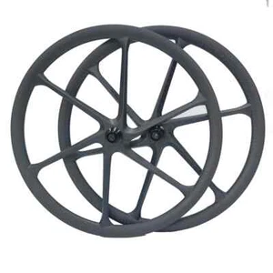 700c 28mm Width 35mm Deep 6 Spokes Road Bike Wheelset Clincher Tubeless Tubular - Picture 1 of 12