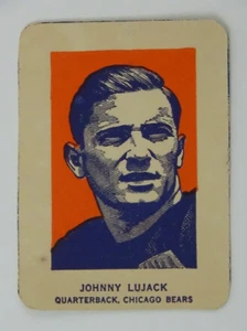 Johnny Lujack Chicago Bears 1952 Wheaties Hand Cut #826-8 - Picture 1 of 3