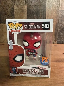 Funko Pop Marvel Video Game Spider-Man: Spider-Punk #503 PX Exclusive New In Box - Picture 1 of 6
