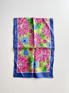 NWOT FORD x LILLY PULITZER Floral Print Silk Twill 55" x 12" Rectangle Scarf - Bild 1 von 7