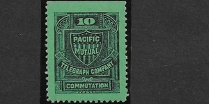 US Scott 13T4, Revenues, 1883-95, 10 Cent Pacific Mutual Telegraph, MOGNH, F/VF - Picture 1 of 1