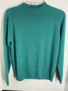 Cristal - Suéter Kobe Mujer Cuello Alto Manga Larga Cremallera Trasera-M- Verde Claro - Imagen 1 de 17