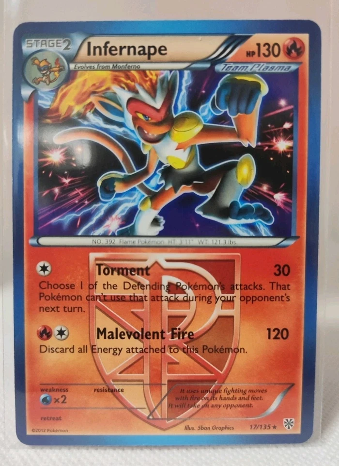 Infernape 17/135 Plasma Storm englisch Pokemon Karten NM - Bild 1 von 1