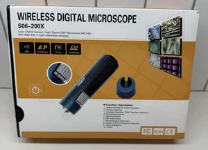 Wireless Digital Microscope S06-200X WiFi High Speed Resolution - Picture 1 of 5