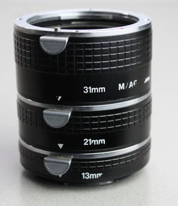 Extension Tube Set for Sony A mount 13mm 21mm 31mm 13 21 31 - Picture 1 of 4