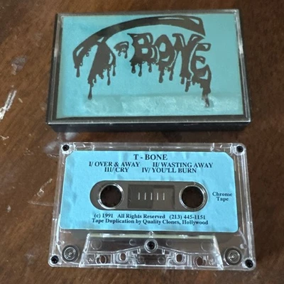 T-Bone Demo Tape Cassette 1991 Hard Rock Alternative Los Angeles Rare Private OG - Image 1 of 4