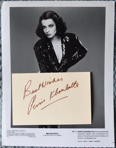 Persis Khambatta Hand Signed Card - Picture 1 of 5