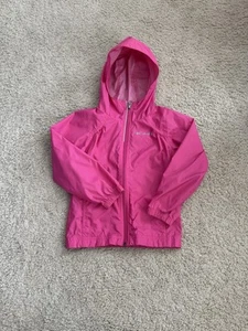 Columbia Windbreaker/Rain Jacket Girl’s Size XXS (4/5) Pink - Picture 1 of 5