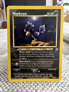 Murrow Neo Genesis 24/111 Near Mint Rare Non Holo Pokemon Karte 2000 - Bild 1 von 2