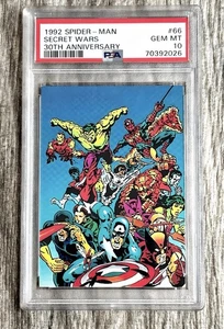 PSA 10 GEM LOW POP 4 RAREST 1992 MARVEL ANNIVERSARY SECRET WARS 30TH ANIV 66 NEW - Picture 1 of 2
