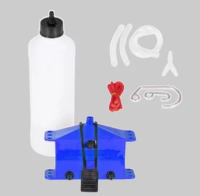 Kit Pulizia e Lubrificazione Catena Moto Universale Attrezzo Manutenzione - Blu - Image 1 of 4