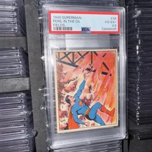 1940 Superman #34 Peril In The Oil Feilds Psa 4.5 Looks Better  - Picture 1 of 6