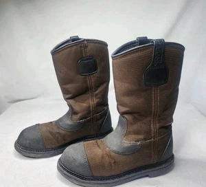 Red Wing Maxbond Pecos Boots Mens 7.5 d Brown Waterproof Steel Toe 2499 Work - Picture 1 of 18