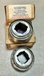 Anbaugerätelager W209PPB5 Scheibenlager 1-1/4" Vierkantbohrung Menge (2) - Bild 1 von 9