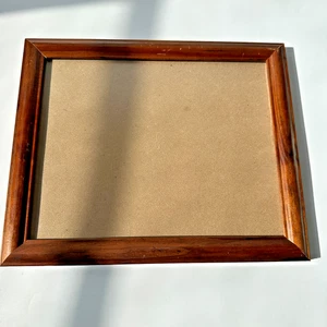 Vintage 8x10" Massivholz Foto Bilderrahmen verzierte Hütte MCM Galerie Wandkunst - Bild 1 von 9