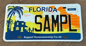 Placa de licencia de Florida propiedad de vivienda para todas las muestras placa DMV - Imagen 1 de 2