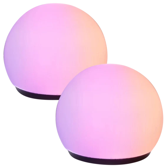 2-Pack: Monster Smart Wifi Portable Multicolor LED Light Orbs - Image 1 of 4