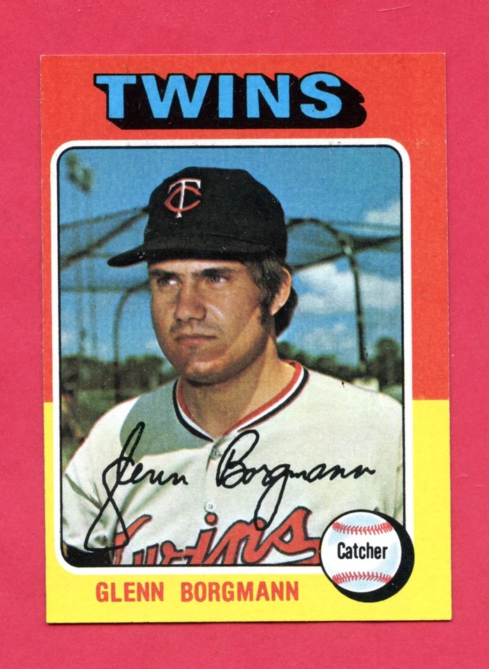 1975 Topps Baseball #127 c Glenn Borgmann EXMT - Image 1 of 1