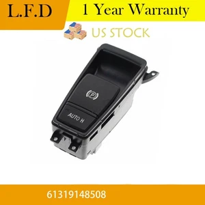 For BMW X5 X6 3.0L 4.4L 4.8L Handbrake Parking Brake Auto Hold Switch 2008-2014 - Picture 1 of 11