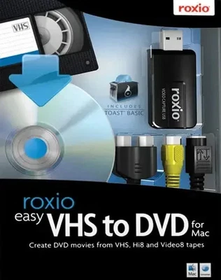 Roxio - Easy VHS to DVD for Mac - Mac OS - NEW - Image 1 of 4