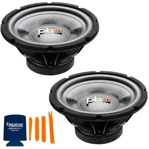 PowerBass Two PS-12 PS Series 12" 4-Ohm Subwoofers - Picture 1 of 2