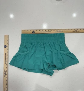 Free People Get Your Flirt On Shorts Seafoam Size Small - Picture 1 of 3