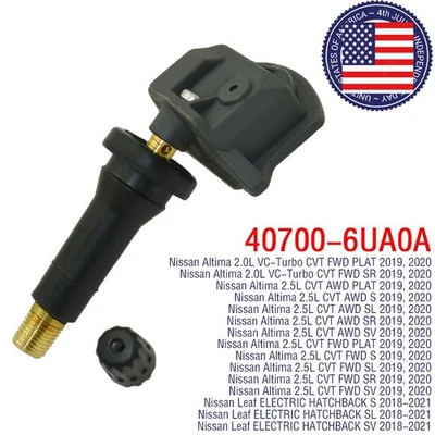 1x Tire Pressure Monitor TPMS Sensor 40700-6UA0A 433Mhz For 2022 Nissan Altima - Image 1 of 4