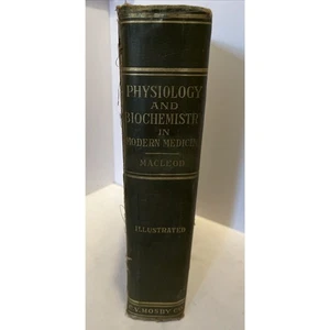 Physiologie und Biochemie in der modernen Medizin - J. J. R. MacLeod 1918 Erstausgabe - Bild 1 von 7