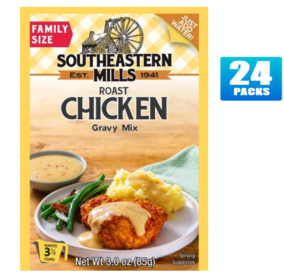 Southeastern Mills Roast Chicken Gravy Mix 3oz 12 Pack