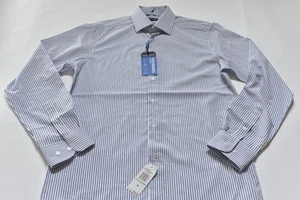 Nautica Performance Herren Strech Hemd weiß gestreift Slim 15-15,5 34/35 - Bild 1 von 3