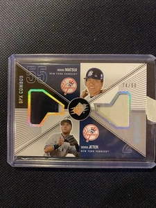 2003 Upper Deck SPX Combos Derek Jeter Prime Jersey Patch Hideki Matsui Base /90 - Picture 1 of 2