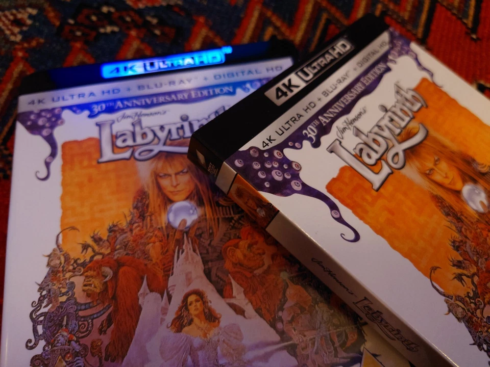 Tested Vintage 2018 Labyrinth 4K 30th Anniversary Edition & Blu-Ray With... - Image 1 of 4