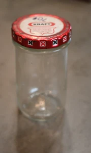 VINTAGE KRAFT CHEESE JAR W/LID - Picture 1 of 5