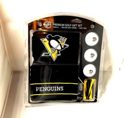 Juego de regalo de golf premium Pittsburgh Penguins - Producto auténtico de la NHL Foto 1 de 2