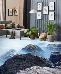 3D Stone Mountain N7716 Floor WallPaper Murals Floor Print Decal Romy 2024 - Picture 1 of 5
