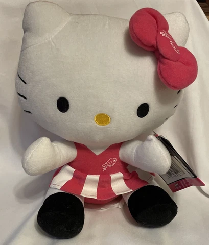 Buffalo Bills Hello Kitty 10” Pink NFL Collectible Plush With Tags Cover