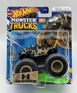 2023 HOT WHEELS MONSTER TRUCKS CRASH LEGENDS 4/5 HUMVEE (BBHKM39) NEW! - Picture 1 of 1