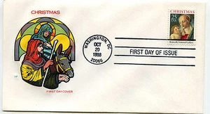 2399 Christmas 1988, Madonna, Farnam, HF, FDC - Picture 1 of 1