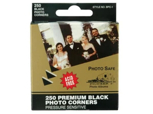 Pioneer Black Photo Corners (Same Shipping Any Qty) - Picture 1 of 1