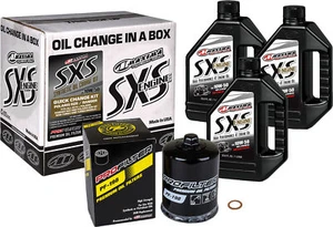 Maxima Synthetic SXS Offroad Engine Oil Change Kit 13-19 Polaris Ranger RZR XP - Picture 1 of 1
