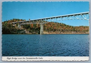 Postal continental High Bridge Summerville Lake West Virginia c1973 - Imagen 1 de 2