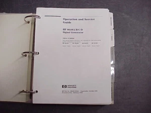 Funcionamiento HP / Agilent 0648-90048 8648A / B / C / D + Guía de servicio - Imagen 1 de 3