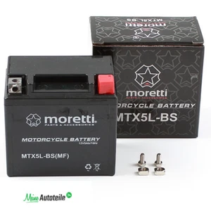 WARTUNGSFREI GEL BATTERIE 5AH 12V FÜR REX RS 250 450 460 500 600 700 750 90 - Bild 1 von 1