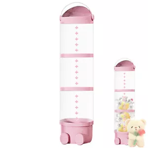 Dustproof Stuffed Animal Storage Tube Clear Stuffed Dolls Organizer Toy Display - Picture 1 of 14