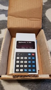 Mathmatic Sales Inc S-999 Handlheld Calculator - tested - Picture 1 of 7