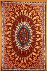 3D Tapestry "Wandering Bear" India 60 x 90 - FREE SHIPPING - Picture 1 of 6