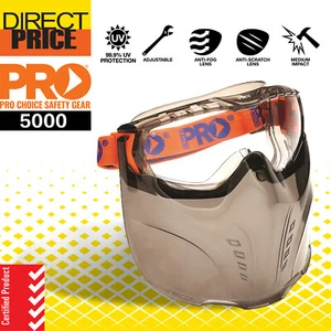 ProChoice 5000 Series Vadar Goggle Shield Clear Lens - Picture 1 of 7