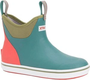 Extratuf XWAB-304 Buoy Chinois Green Ankle Deck Boot Women's Size 11 - Picture 1 of 7
